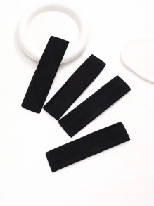 4pcs 5cm Wide Women's Simple Headband. Non-Slip, Sweat-Absorbent Elastic Headband With Soft Fabric Material. Suitable As Yoga, Running, Fitness And Other Sports Hair Accessories. Casual,Gym Turban Headband Sweatband, School Stuff, College, Headbands Fall Winter Hair Band For Vacation Outfits Woman Women Bandanas Fashion Women Scarf - Black - View 4