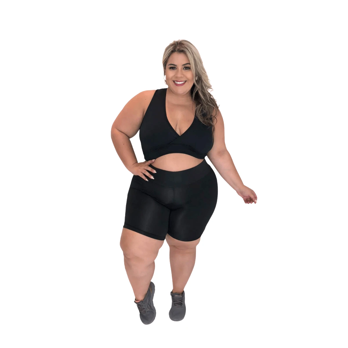 Women Sports Sets - 黑色 - 查看 1