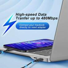 Kit De Adaptador Usb C A Lightning, Convertidor De Caja De Cable De Carga Multifuncional De Usb C A C/ios Dispositivo/micro Adaptador De Datos De Viaje Set, Incluye Tarjeta De Almacenamiento, Soporte De Teléfono, Pin Eyector De Bandeja - Negro - Ver 2