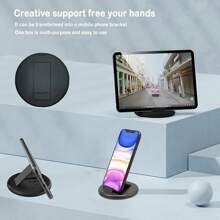 Kit De Adaptador Usb C A Lightning, Convertidor De Caja De Cable De Carga Multifuncional De Usb C A C/ios Dispositivo/micro Adaptador De Datos De Viaje Set, Incluye Tarjeta De Almacenamiento, Soporte De Teléfono, Pin Eyector De Bandeja - Negro - Ver 5