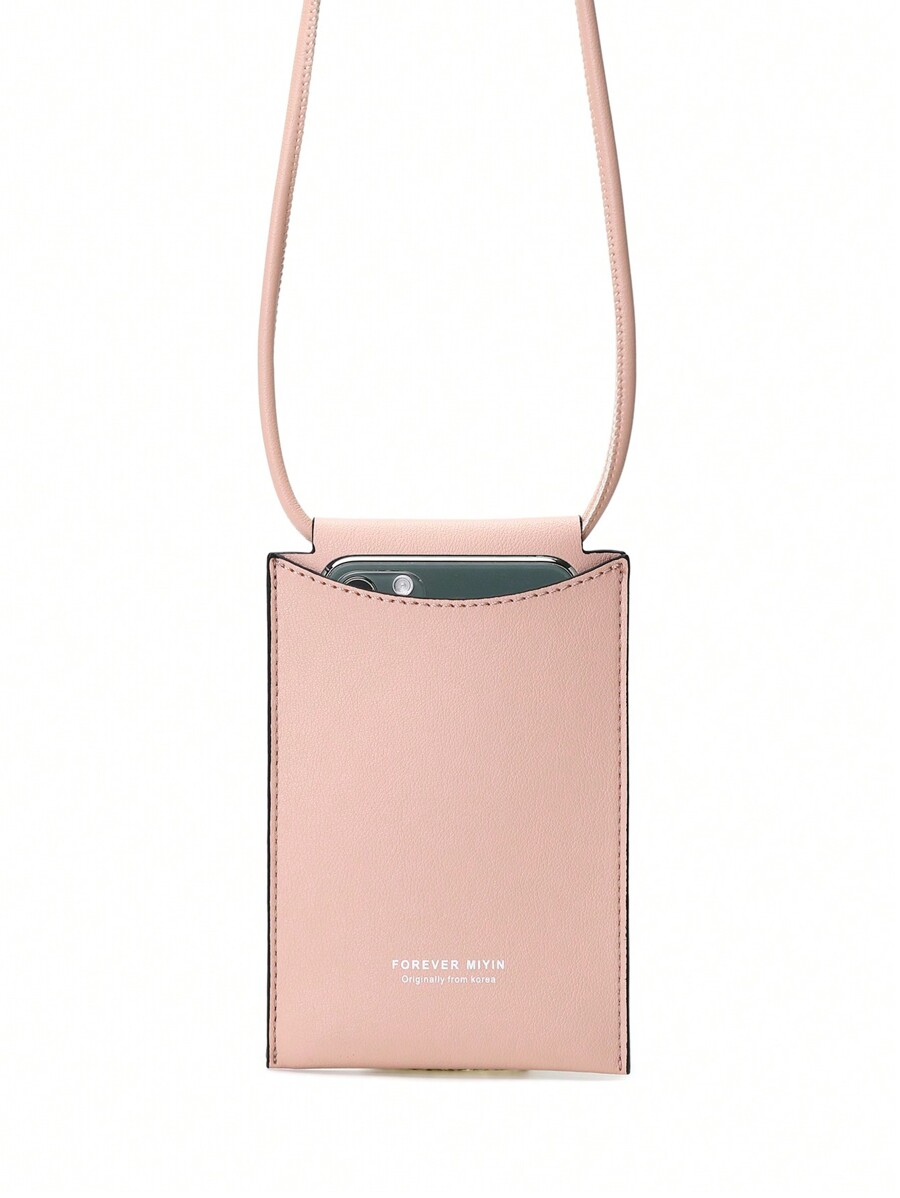 Kleine Umhängetasche PU-Leder - Handytasche Mit Schultergurt 19,8x12,7cm