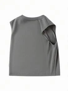 Balabala Young Boy Summer Skin-Friendly Cute Cartoon Printed Tank Top