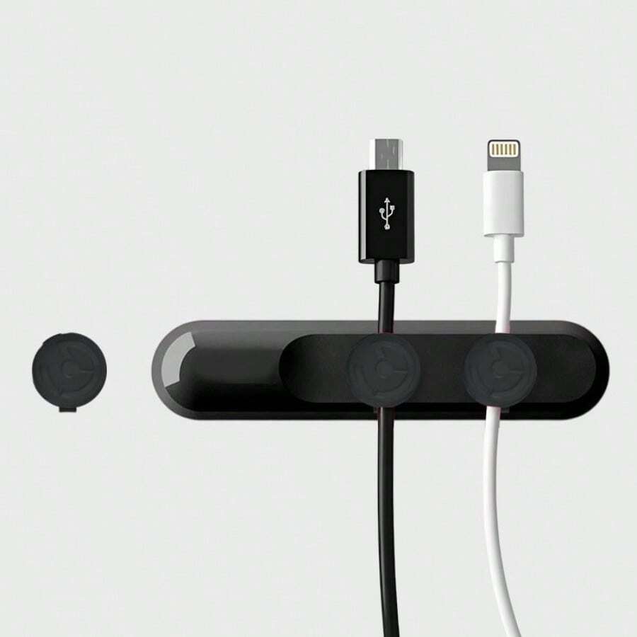 線材組織夾,桌面和牆壁線材管理,磁力線材組織夾,車用線材收納器