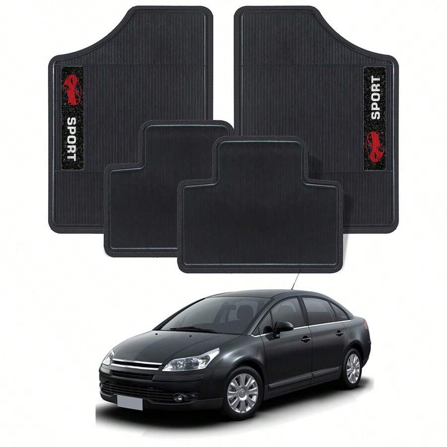 Car Floor Mat - 黑色 - 查看 1