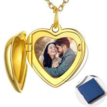 Custom Picture/Photo Locket Necklace For Women, Lockets Necklace For Women That Hold Pictures, Gold/Silver Personalized Engrave Memorial Photo Lockets Pendant For Kids Girls,Silver,Stylish,Colorful,Vintage,Simple,Unisex,Casual,Cuties,Custom,Personalized,Unique,Ideal Gifts For Him,Ideal Gifts For Her,Her,Boyfriend,Girlfriend,Dad,Mom,Family,Friends,For Anniversaries,For Birthdays,For Graduation,For Prom,For Party,Stainless Steel Jewelry