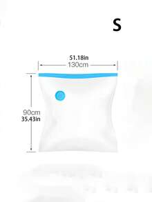 单件装真空压缩袋 个人衣物毛巾收纳袋 便携式收纳整理袋 被子收纳袋 压缩袋 家用加厚空白真空袋压缩袋 (配手动气泵 颜色随机) 房间装饰 家居装饰 秋季装饰 卧室装饰 - 白色 - 查看 2