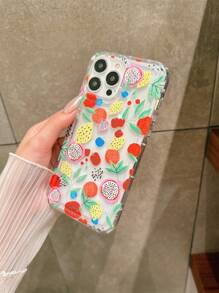 Summer Fruit Pattern Phone Case Comptible With IPhone 15promax Anti-Drop 14/13 - Multicolor - View 3
