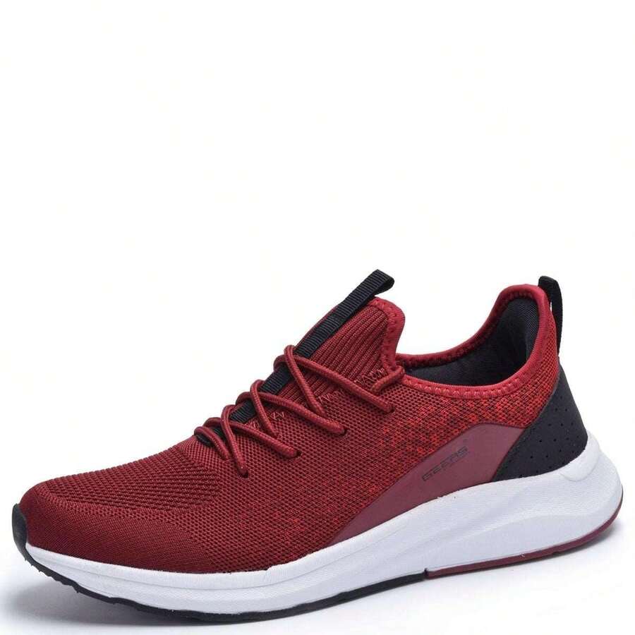 Dreamseek Men's Slip On Comfort Athleisure Fashion Sneaker - Màu Đỏ Sâu - Xem 1