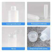 TSA-Approved Travel Size Silicone Bottles Set - Leak-Proof, Refillable, Portable Containers For Toiletries, Shampoo, Hair Conditioner, Body Lotion & More Travel Essentials , Travel Organizer For Beach ,Summer Vacation Back To School School Supplies Holiday Camping Holiday Essentials Accessories Mini Perfume For Women Perfume For Men Perfume - Clear - View 5