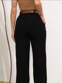 Women Pants - Black - View 2