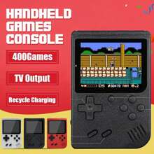 Handheld Game Console, New Version Retro Gaming Device For Kids, Compatible With TV, With Classic Russian Block Game, Portable Mini Dual Players