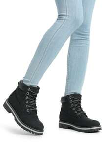 Women's Winter Snow Boots- Comfortable Ankle Booties For Work And Outdoor Activities2.0 - Black - View 3