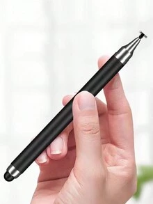 Lápiz táctil capacitivo, compatible con Apple/Huawei/Xiaomi/Tablet, para escribir a mano en teléfonos móviles y tabletas - negro - Ver 3