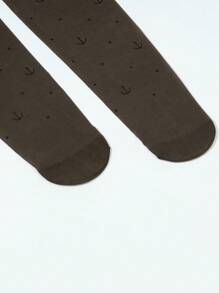 1入女性性感錨紋連褲襪,可依意自剪 - 灰色 - 查看 8