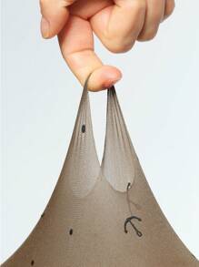 1入女性性感錨紋連褲襪,可依意自剪 - 灰色 - 查看 2