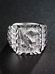 男士飛鷹鍍金戒指,嘻哈潮流