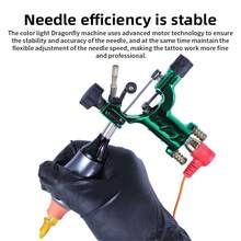 YILONG 1PC Tattoo Machine Motor Machine Secant And Fog Machine With RCA Hook Wire Connector Multifunctional Tattoo Machine Suitable For Tattoo Beginners And Tattoo Artists - Yellow - View 4