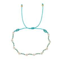 1 件雏菊波西米亚风珠宝手工波西米亚风时尚潮流种子串珠友谊手链女士快乐礼物 - 彩色 - 查看 15