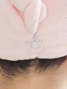 1pc Rabbit Shaped Quick-Drying Hair Cap, Cute Soft Absorbent Hair Drying Towel For Home Use