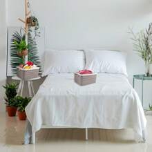 Cesta de almacenamiento de plástico, conjunto de 3 canastas de almacenamiento tejidas de plástico con asas, cesta de almacenamiento de ratán plástico para escritorio, caja de almacenamiento de sobremesa para cocina, baño y armario - Gris - Ver 7