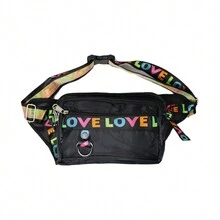 MURAMASAMX Cangurera Deportiva Mujer Riñonera Impermeable Gran Capacidad Fitness Mochila de Cintura Correa Ajustable Amplia Viaje Multiusos Casual Moda Running Gimnasio Resistente al Agua - Negro - Ver 7