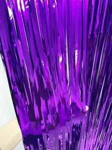 1pc Purple Sequin Curtain Backdrop Decor For Birthday Party,Christmas - Purple - View 7