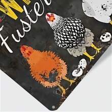 1 Miếng Kim loại Tấm ván Đối với Quán bar , Nông trại , Phòng tắm , Phòng khách , Cửa hàng Đồ trang trí ( 11,81*7,87inch ) - màu đen - Xem 4