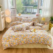 4件式花卉印花床品套裝,讓春天到您的房間裡 - 花曼 - 查看 1