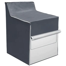 Cubierta para lavadora/secadora para máquina de carga superior - a prueba de agua, a prueba de polvo, a prueba de sol, 29"W x 28"D x 43"H apta para la mayoría de lavadoras/secadoras del mercado, bolsa, organizador, almacenamiento