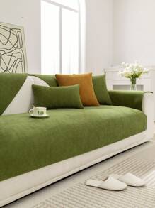 1入組沙發坐墊套,現代極簡風格,四季通用,防滑 - 綠色 - 查看 1