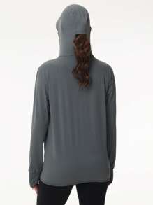 Sun Protection Clothing Summer UPF 50+ UV Women Ice Silk Breathable Jacket UV Protection Outdoor Sunscreen Hooded Thin Fishing Clothing