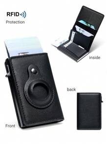 2024年新款信用卡持有人具備追蹤裝置,防rfid磁場干擾和防盜鋁製錢包,男士專用 - 彩色 - 查看 15