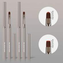 shine chance 2 Pezzi/set Set Di Penne Di Styling Per Lampada Per Unghie Piatte, Quadrate E Rotonde Per Il Commercio Transfrontaliero Con Manico In Metallo