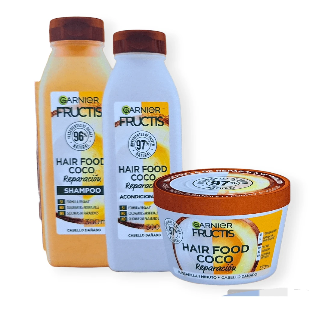 KIT shampoo acondicionar crema para reparacion de pelo - Blanco - Ver 1