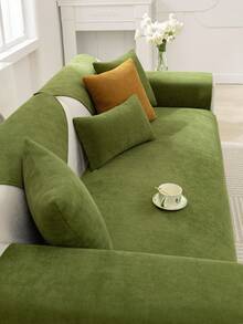 1入組沙發坐墊套,現代極簡風格,四季通用,防滑 - 綠色 - 查看 4