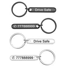 1 móc khóa số điện thoại tùy chỉnh 5,5 * 1cm Móc khóa khắc cá nhân Quà tặng độc đáo cho cô ấy / anh ấy, cha, bạn trai, chồng Nhiều lựa chọn màu sắc, Quà tặng kim loại an toàn khi lái xe, Lý tưởng cho Ngày lễ tình nhân, Sinh nhật, Kỷ niệm, Ngày của cha - Ngôi sao - Xem 6