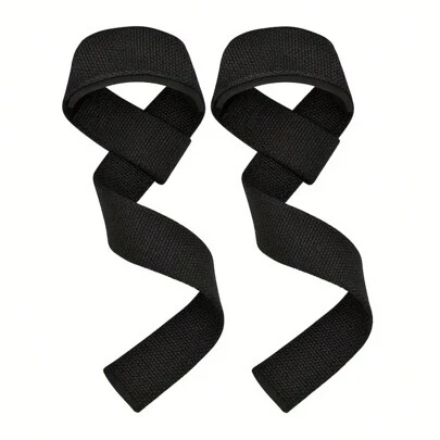 1pair Sports Fitness Wrist Wraps For Pull-, Weight Lifting & Deadlift Training Gym Accessories
