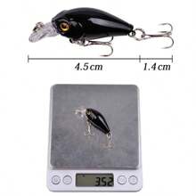 8pcs/Lot Premium Floating Crank Bait Minnow Fishing Lure Set - Realistic Topwater Artificial Bait For Successful Fishing With Box