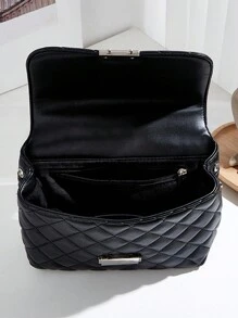 Summer Ladies' Pu Crossbody Bag, Casual Style With Large Capacity Suitable For Shopping, Dating And Office Workers., Bags Ladies Elegant - Black - View 4