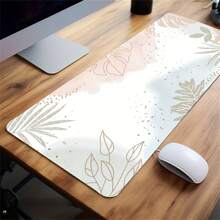 1pc Colorful Cartoon Flower Mouse Pad 60x30cm/70x30cm/80x30cm/90x40cm Table Mats Office Carpet Rugs For Computer Desk
