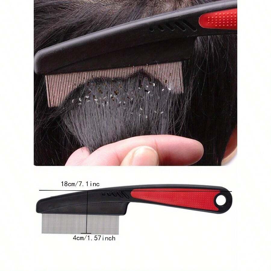 1pc Stainless Steel Lice Comb, Helps Remove Lice And