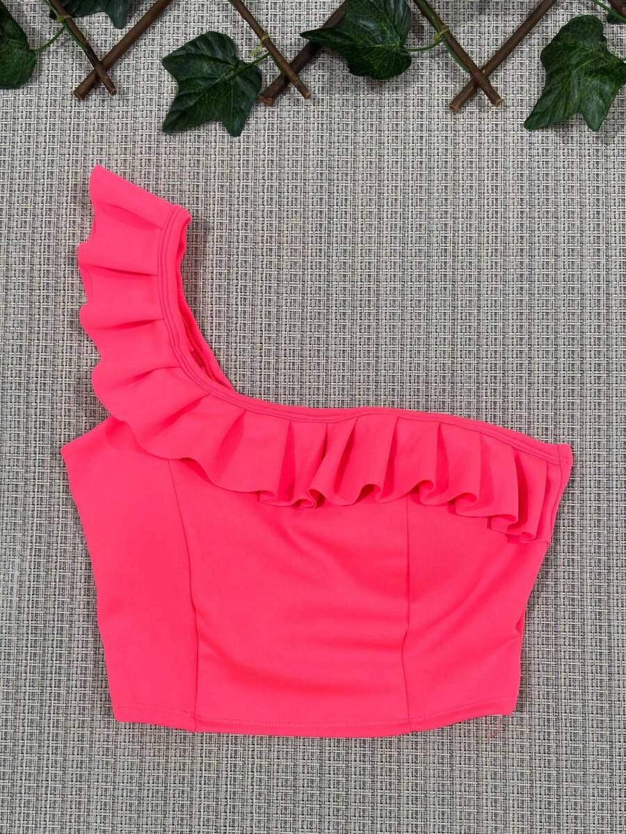 Women Tops - Màu Hồng Tươi - Xem 1