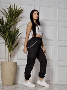 Women Pants - màu đen - Xem 4