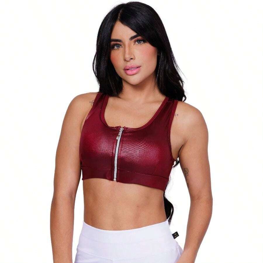 Women Sports Tees & Tanks - Màu Đỏ Sâu - Xem 1
