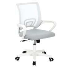 OYAJIA Ergonomic Home Office Chair, Mesh Office Chair With Armrest Desk Chair Lumbar Support For Computer Desk - Light Grey - View 10