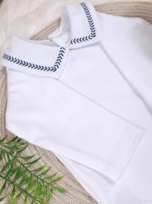 Pure & Posh Baby Baby Girls Bodysuits - trắng - Xem 4