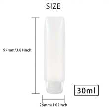 TSA-Approved Travel Size Silicone Bottles Set - Leak-Proof, Refillable, Portable Containers For Toiletries, Shampoo, Hair Conditioner, Body Lotion & More Travel Essentials , Travel Organizer For Beach ,Summer Vacation Back To School School Supplies Holiday Camping Holiday Essentials Accessories Mini Perfume For Women Perfume For Men Perfume - Clear - View 8