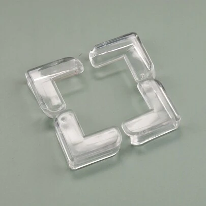 玻璃桌角儿童防护套件，带 4 个软角防护装置，婴儿淋浴家庭装饰礼物