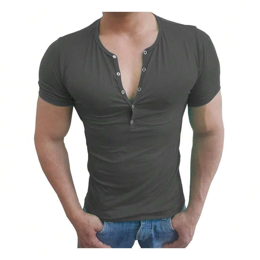 Men T-Shirts - Gris - Ver 1