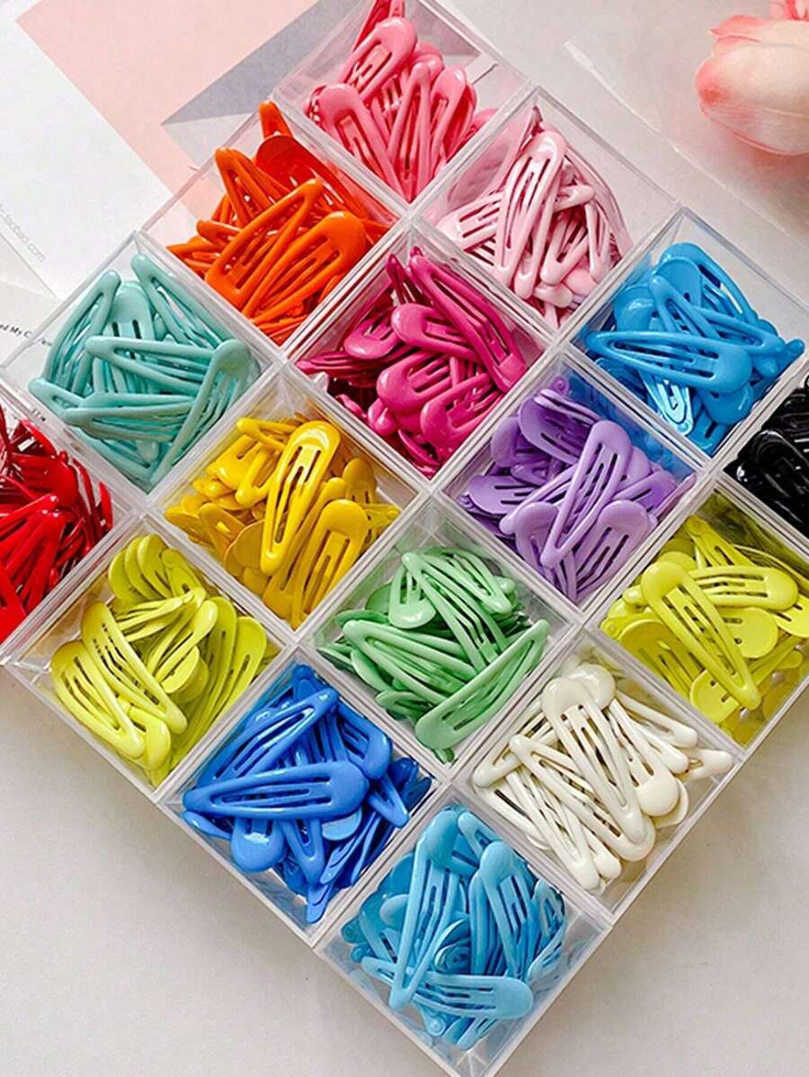 Fermagli Capelli Arcobaleno Y2K - Forme Carine Per Ragazze, Meteora, Cuore, Stella